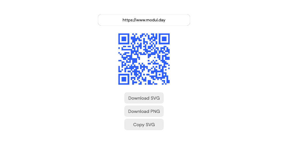 QR Code preview