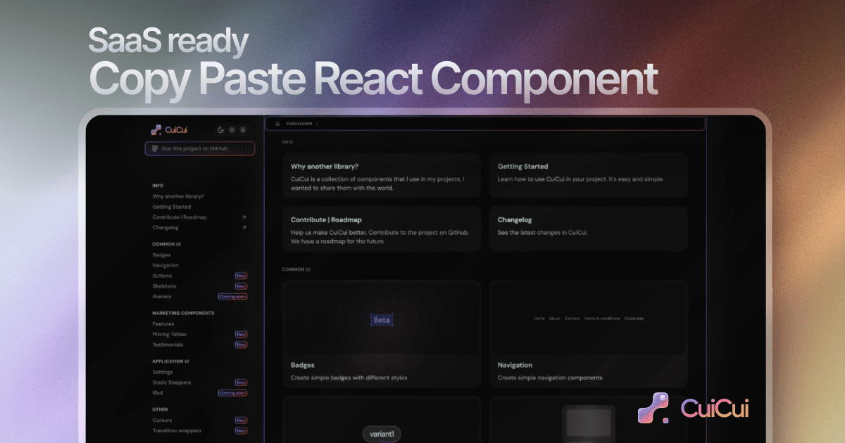 Cards React Components